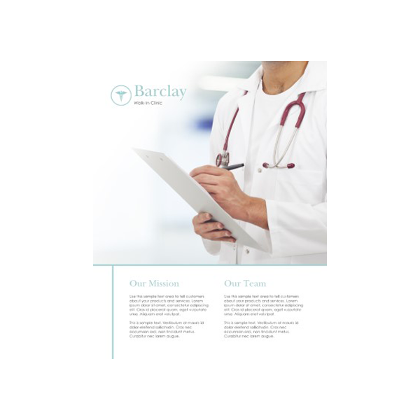 طرح لایه باز تراکت پزشکی کد 5400