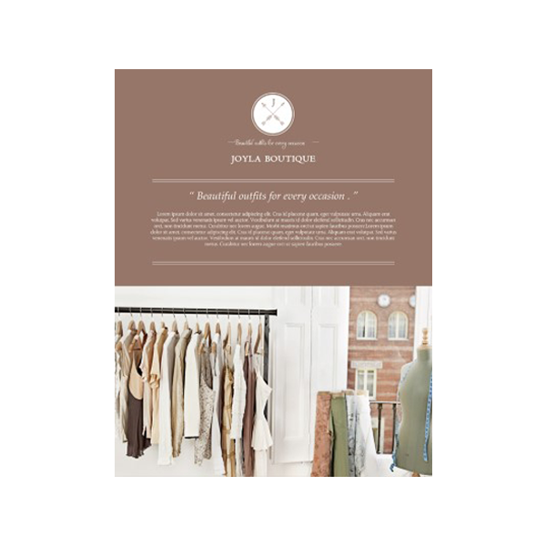 طرح لایه باز تراکت پوشاک کد ۲۱2۴